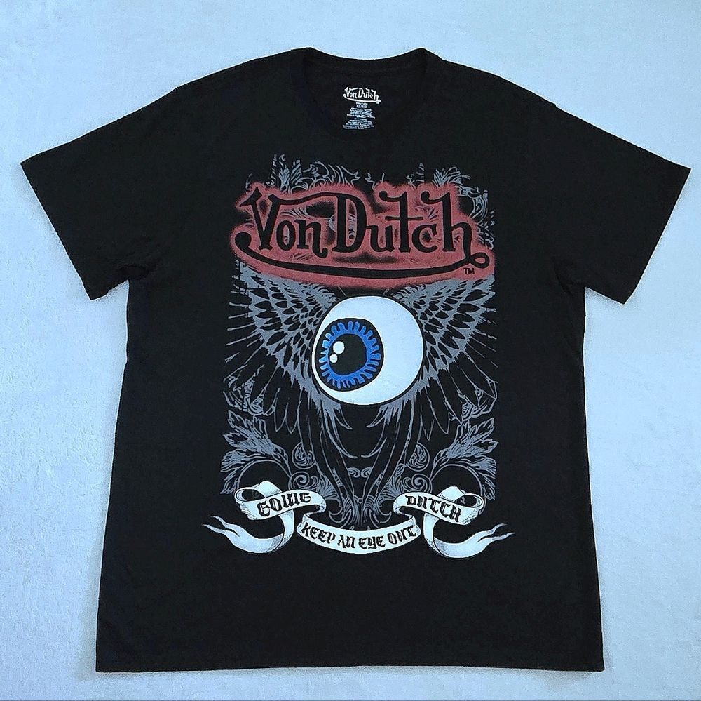 Von Dutch Flying🪽 Eyeball👁 Graphic Tee👕 - NWT